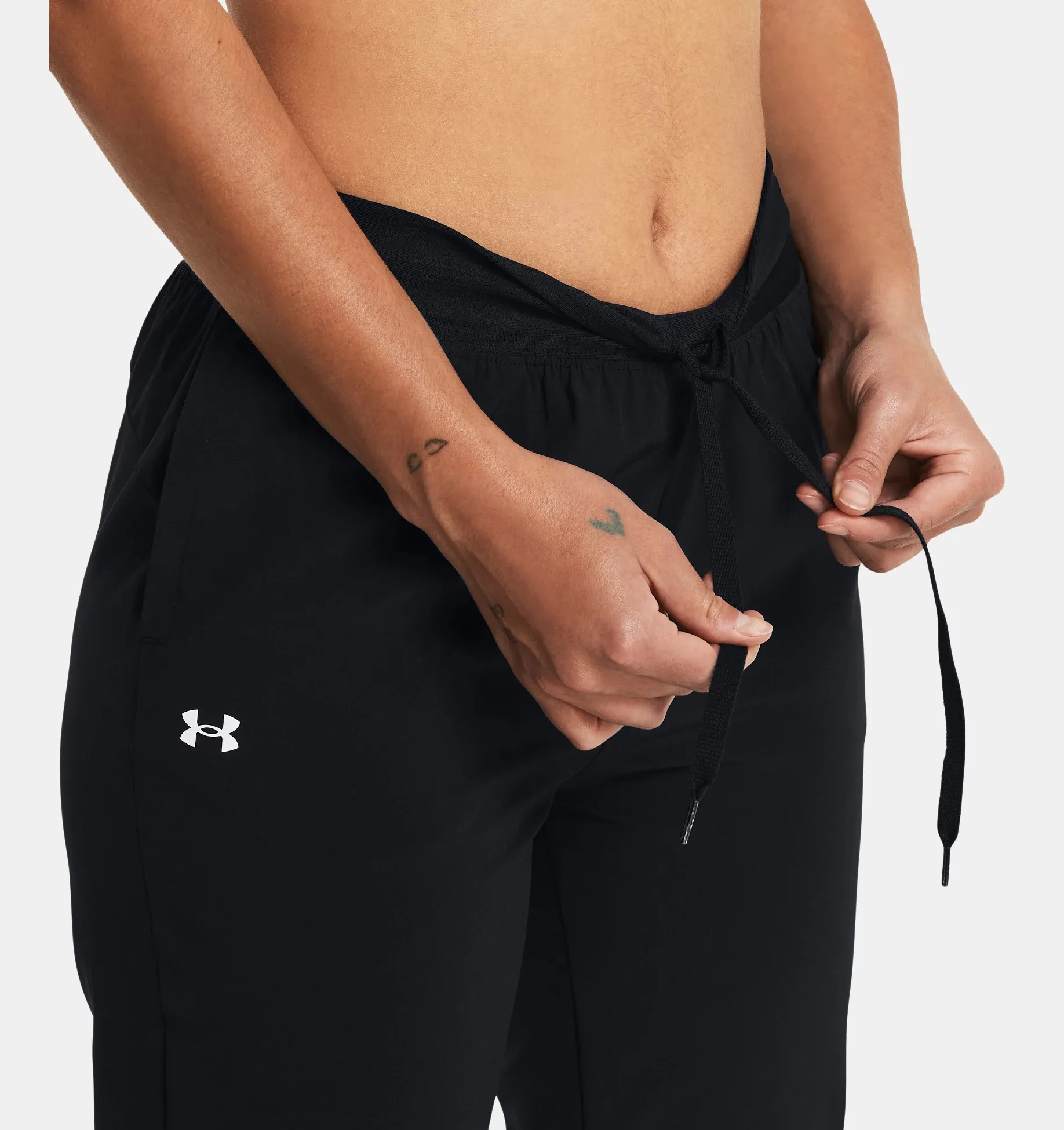 Under Armour Rival Hi Rise Woven Pant Pantalone Donna