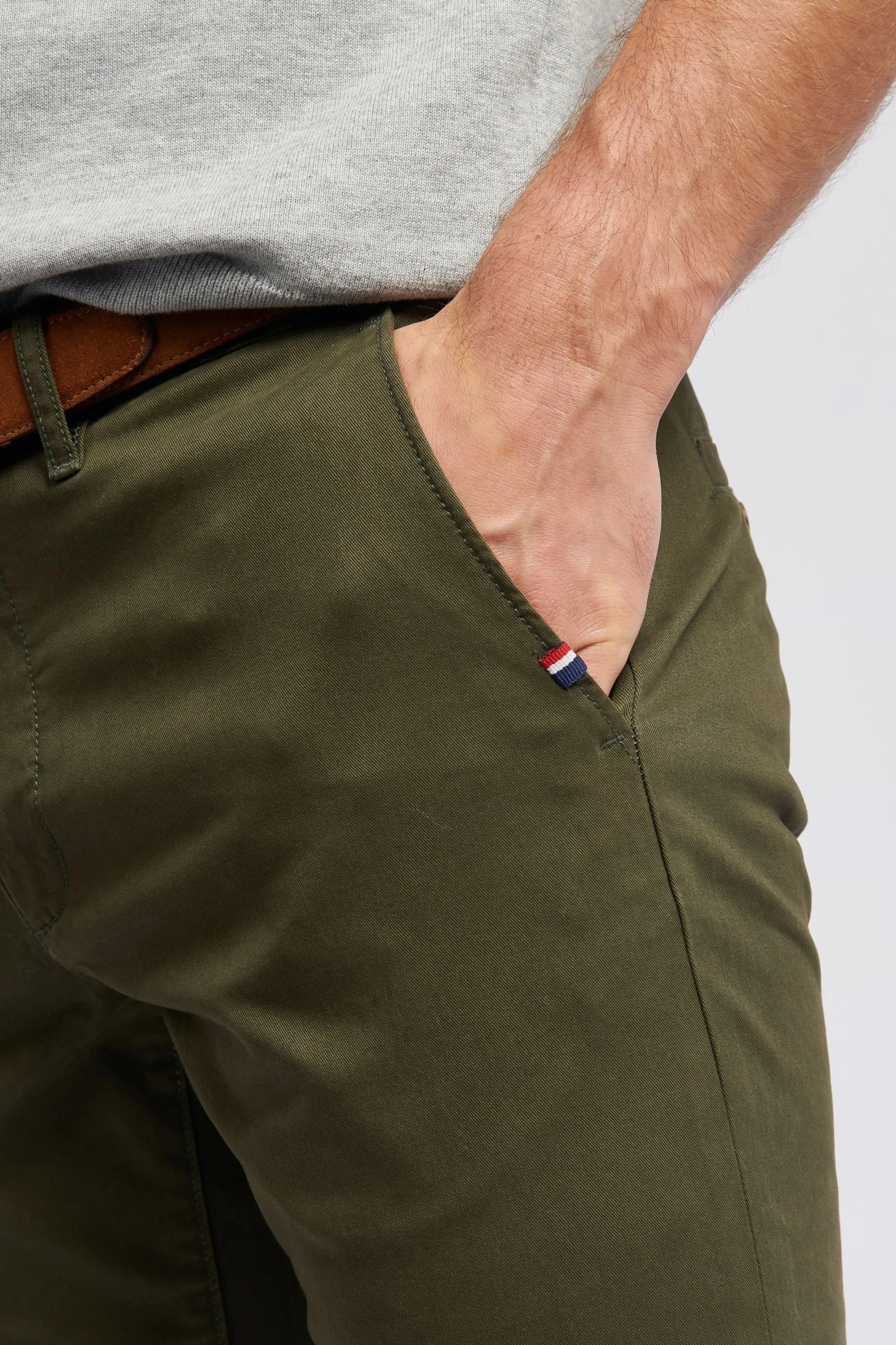U.S. Polo Assn. Uomo - Marrone Pantaloni chino classica