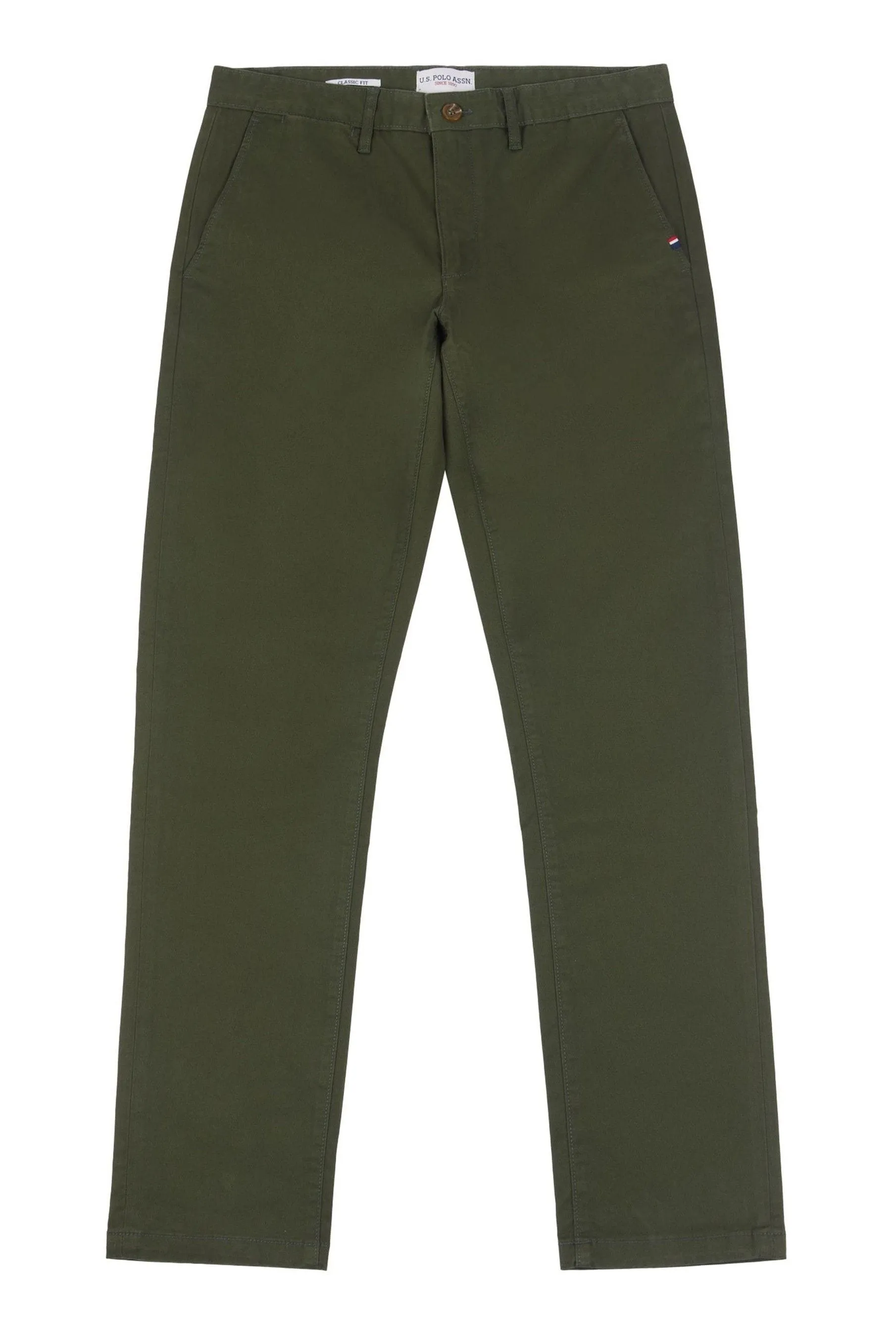 U.S. Polo Assn. Uomo - Marrone Pantaloni chino classica