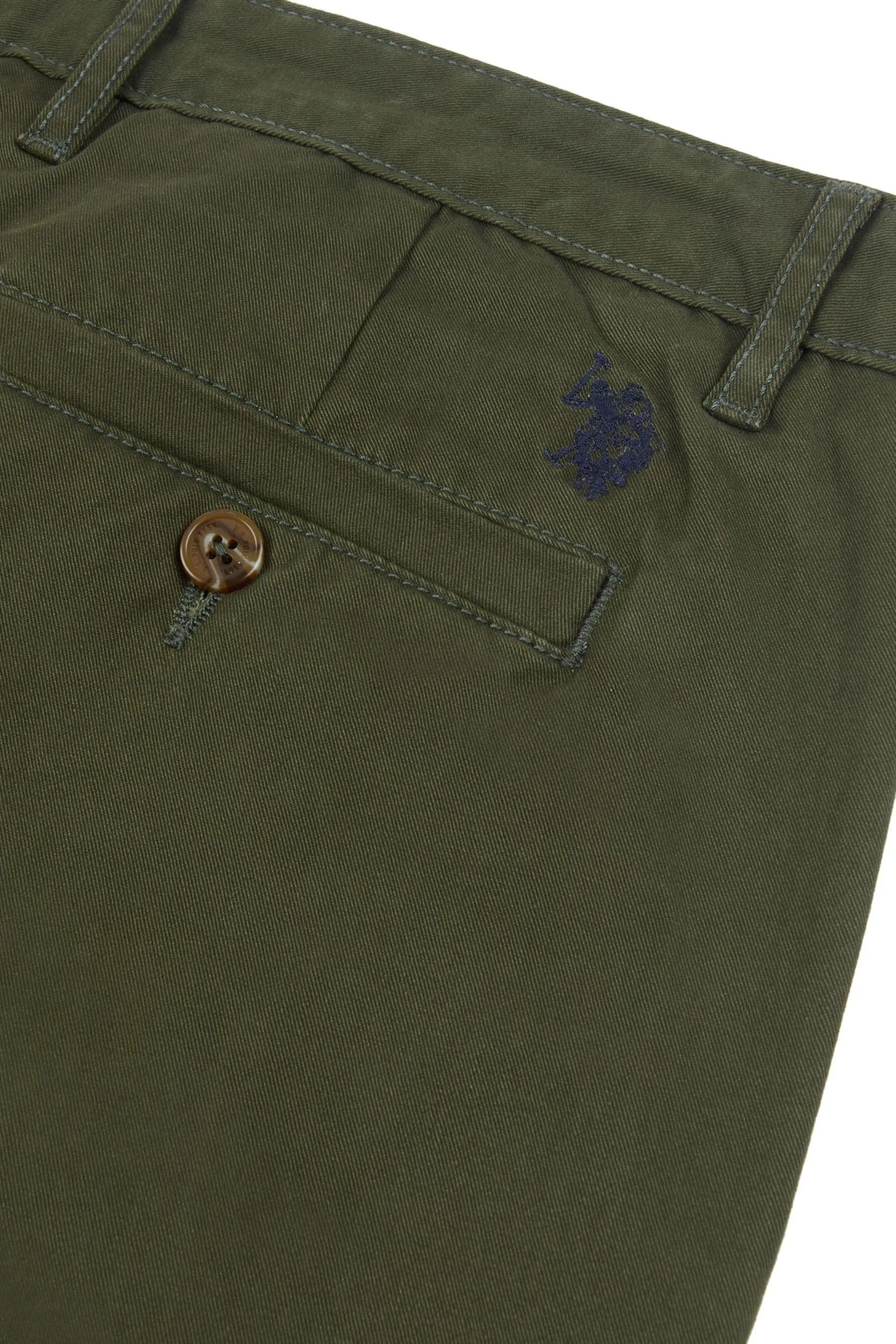 U.S. Polo Assn. Uomo - Marrone Pantaloni chino classica