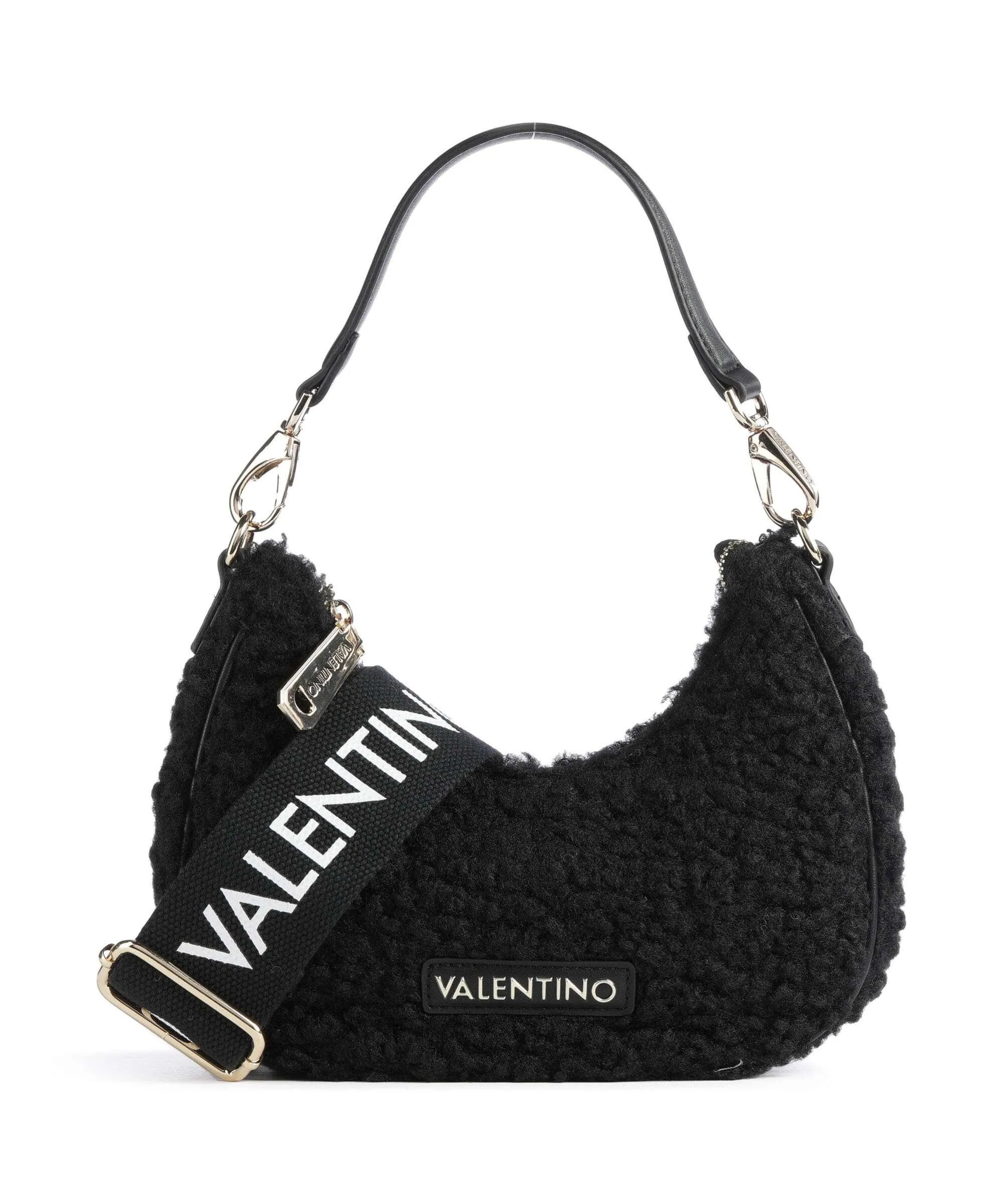  Valentino Bags Special Camy Borsa a spalla eco-pelliccia nero  