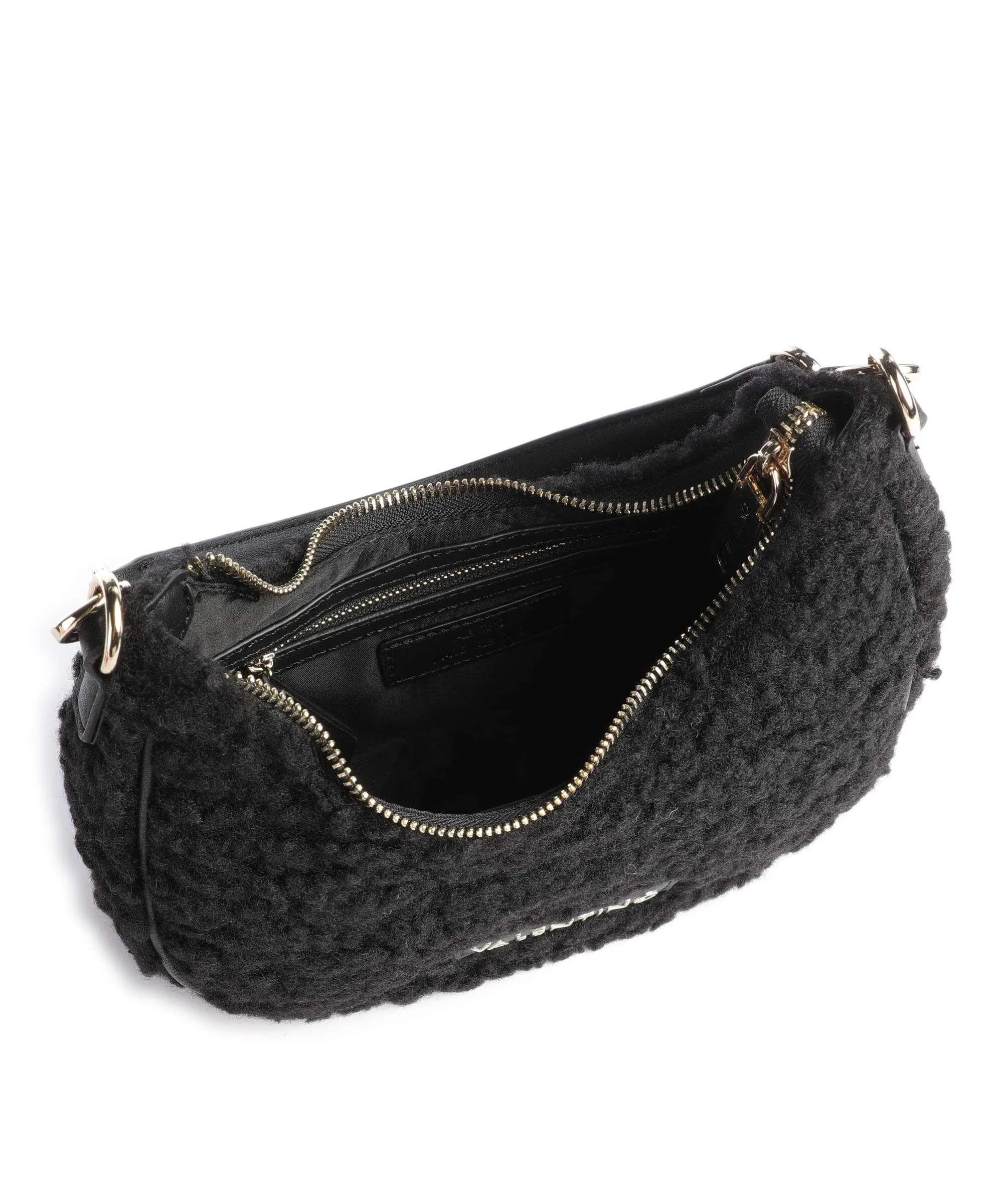  Valentino Bags Special Camy Borsa a spalla eco-pelliccia nero  