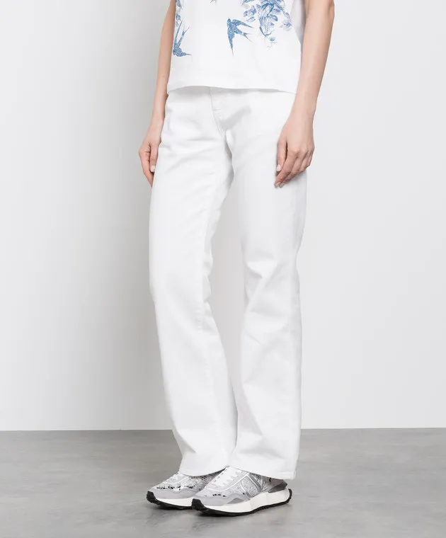 Valentino Jeans bianchi con stampa brandizzata XB0DD13N8EK