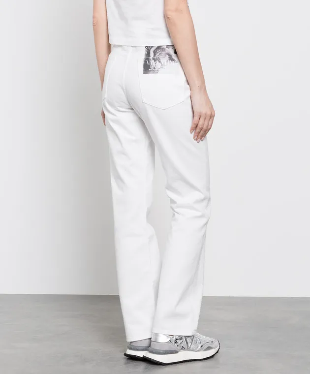 Valentino Jeans bianchi con stampa brandizzata XB0DD13N8EK