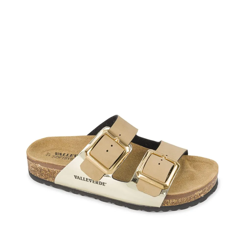 Valleverde  ---------    ------------ VH31801-Sabbia ciabatta beige donna PE24
