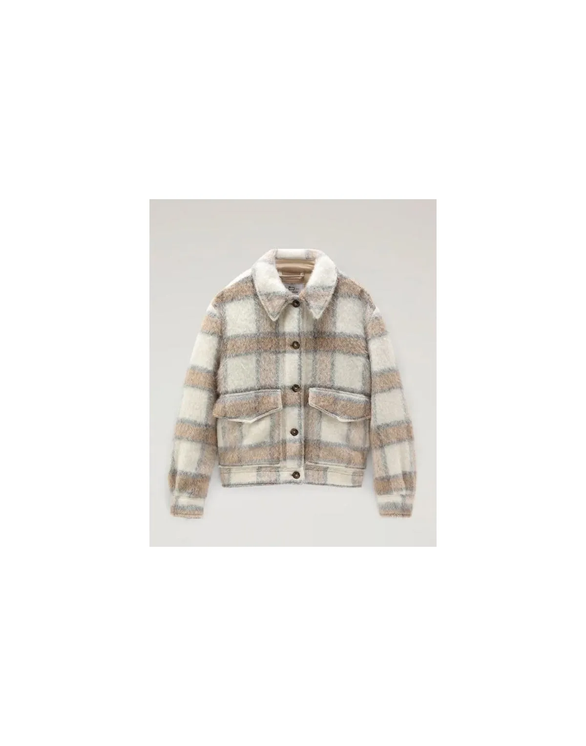 Woolrich  Giacca in misto lana con frange