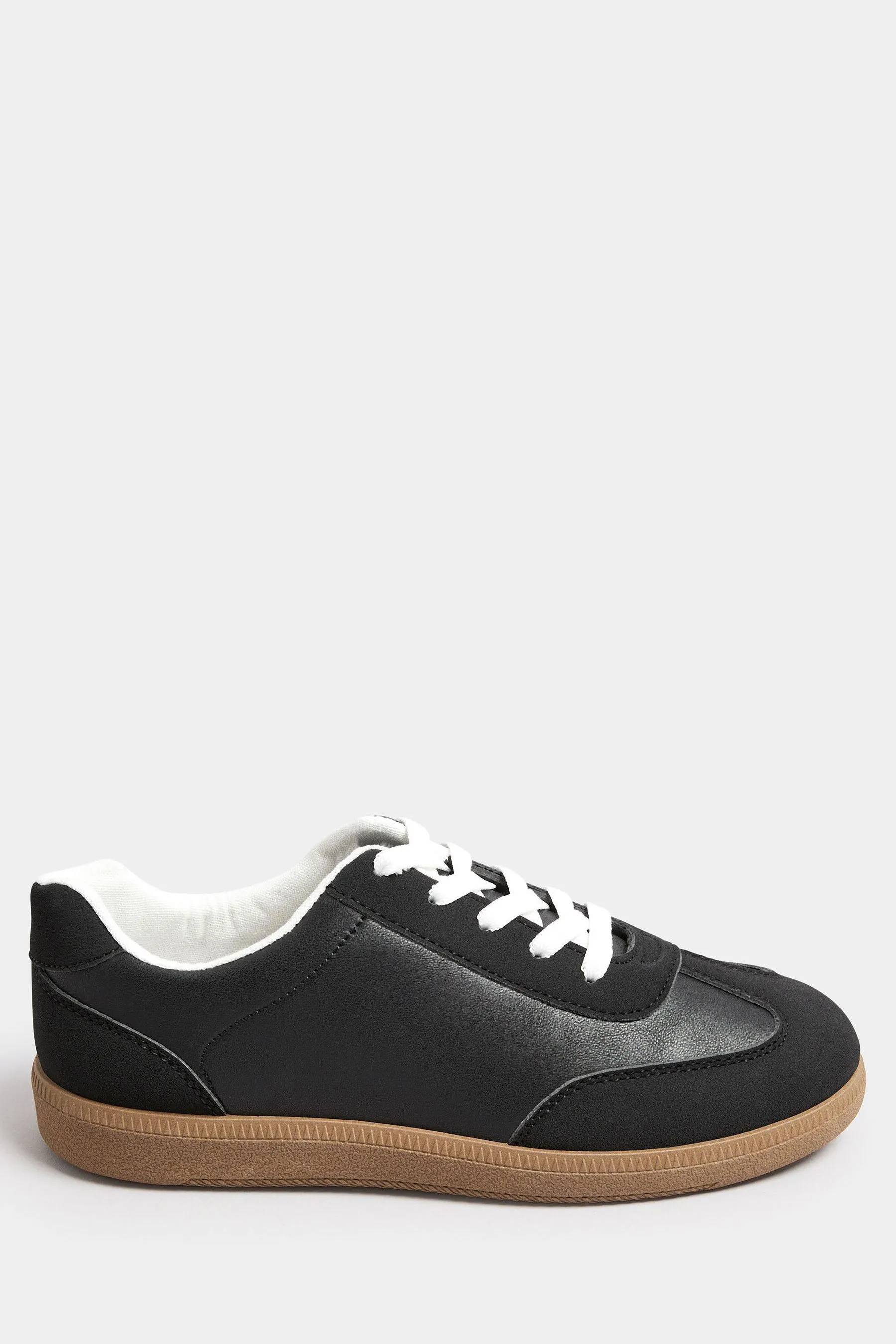 Yours Curve - Scarpe da ginnastica extra Vestibilità ampia rétro con suola in gomma