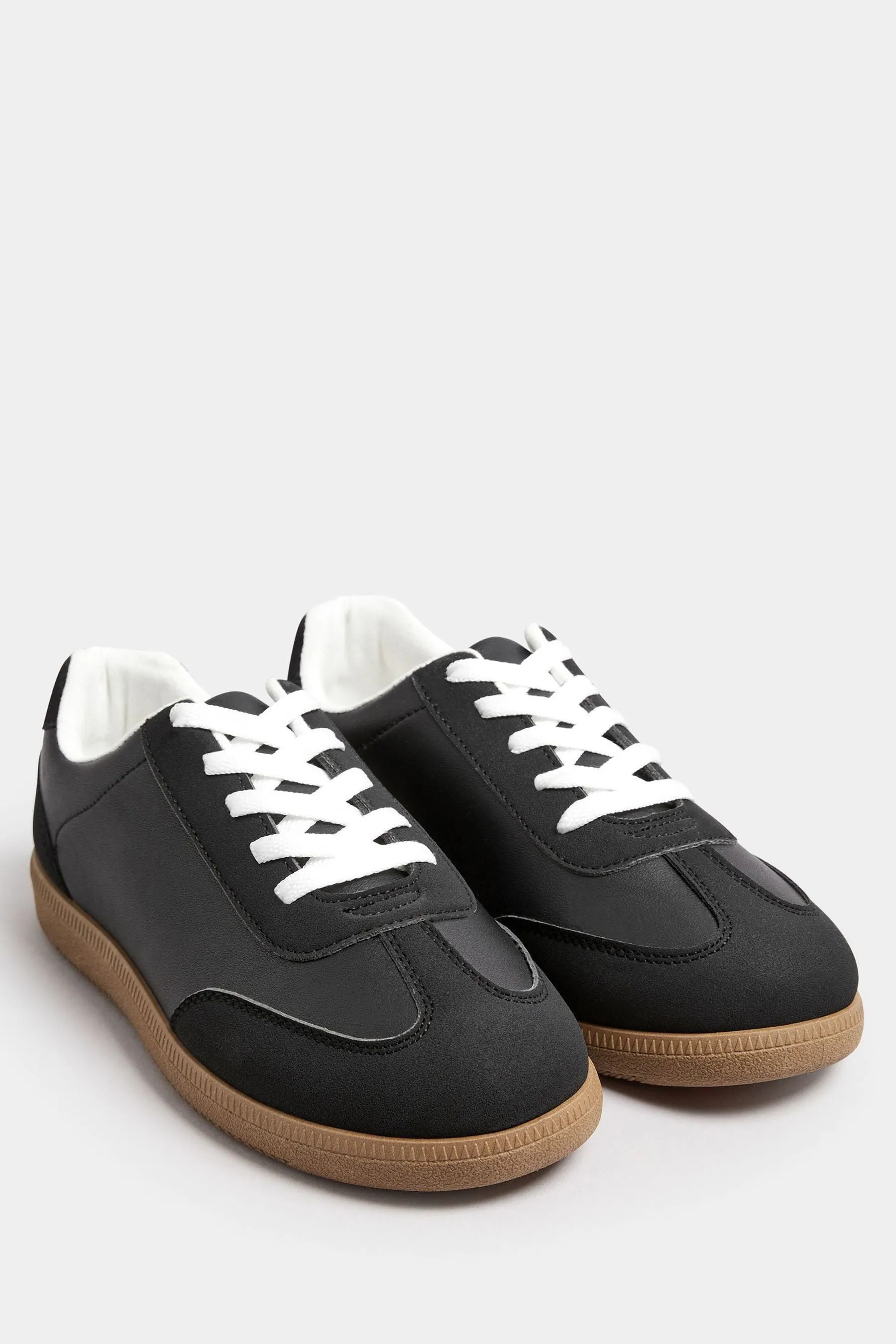 Yours Curve - Scarpe da ginnastica extra Vestibilità ampia rétro con suola in gomma