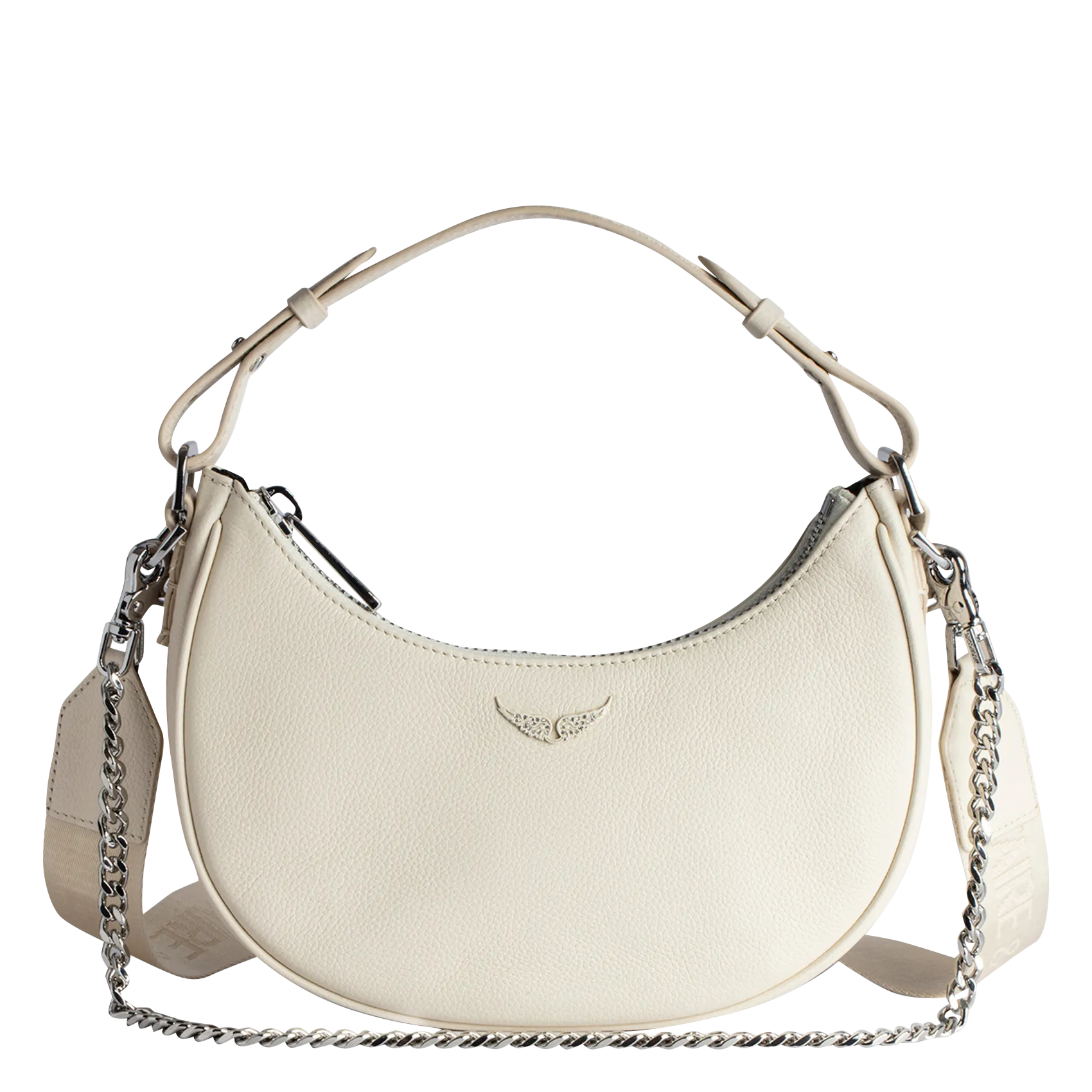  ZADIG&VOLTAIRE   MOONROCK - Borsa a spalla in pelle | Bianco
