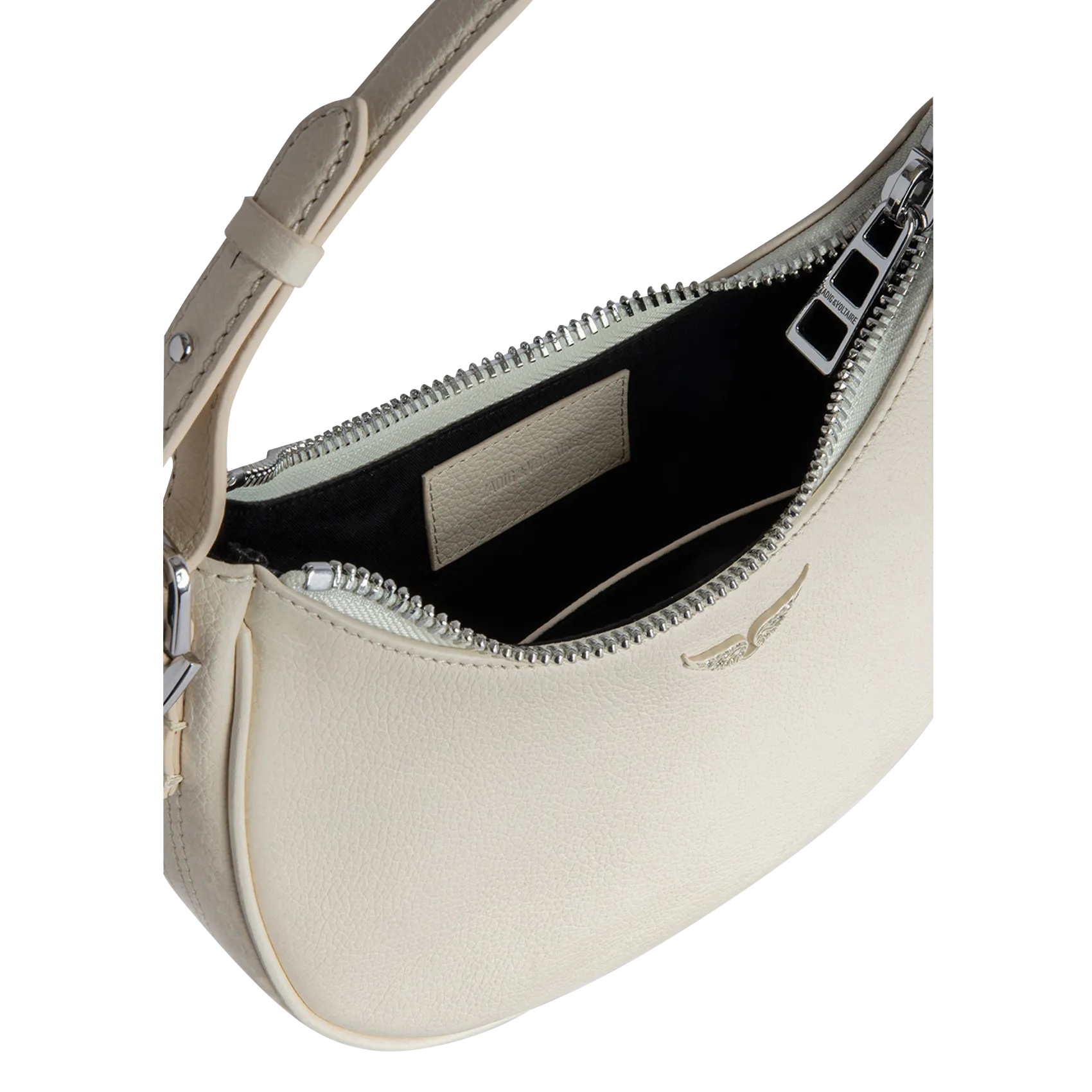  ZADIG&VOLTAIRE   MOONROCK - Borsa a spalla in pelle | Bianco