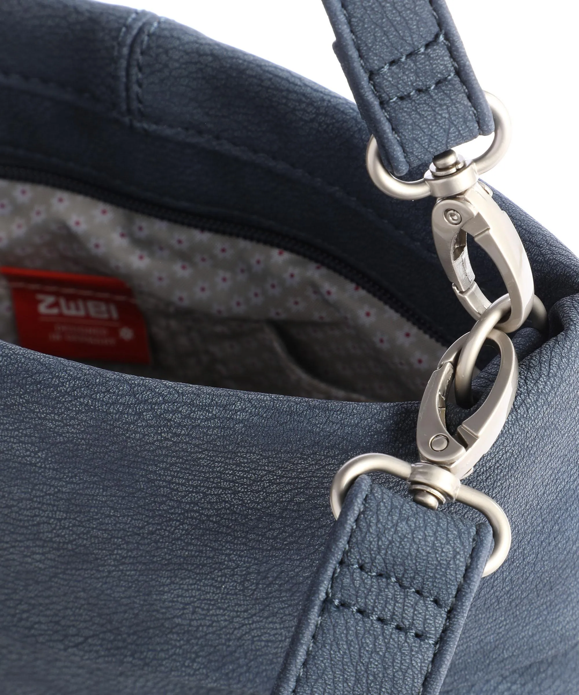  Zwei Mademoiselle.M M8 Borsa a spalla pelle sintetica blu scuro  